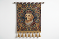 Royal Pet Portrait Tapestry Wall Hanging