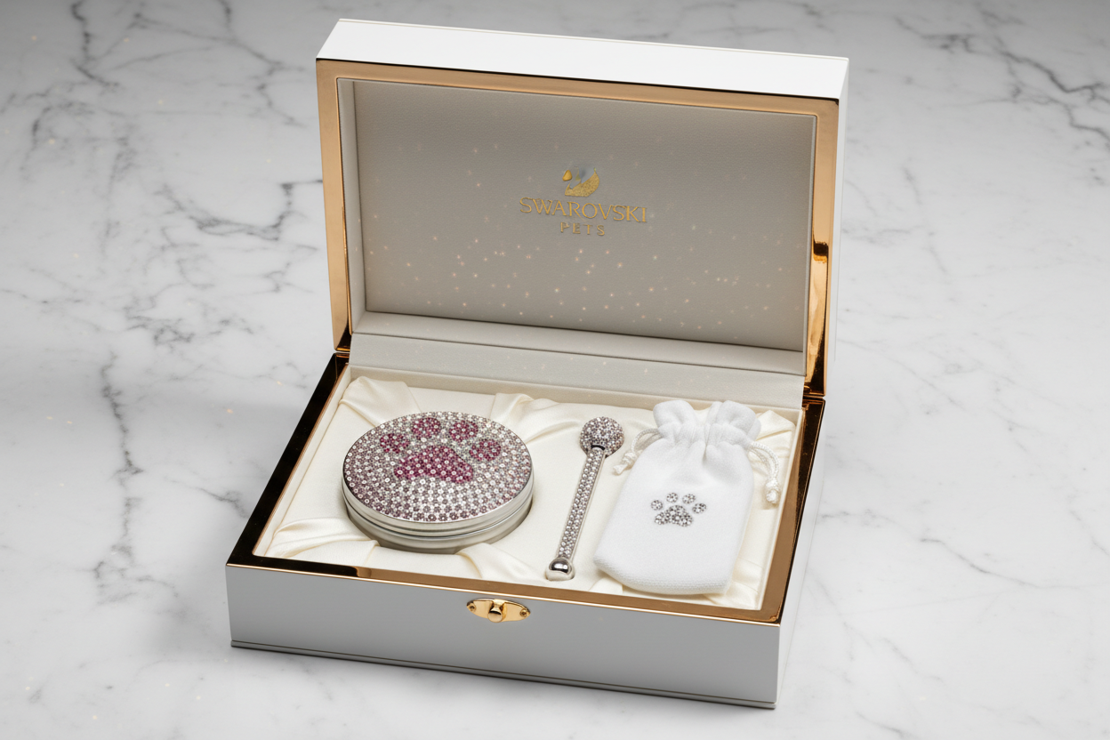 Swarovski Crystal Pet Paw Balm Gift Set