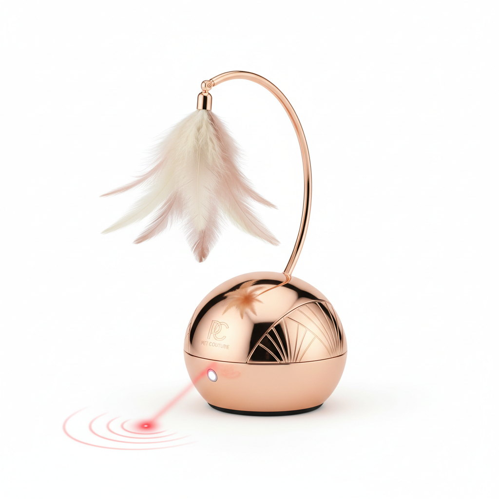 Rose Gold Electronic Interactive Pet Toy