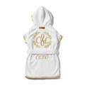 Monogram Plush Terry Pet Bathrobe