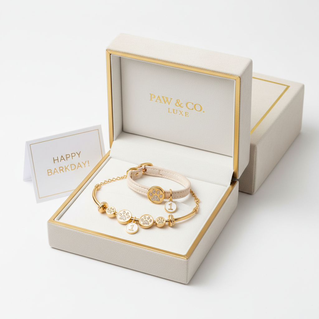 Matching Pet & Owner Birthday Jewelry Set