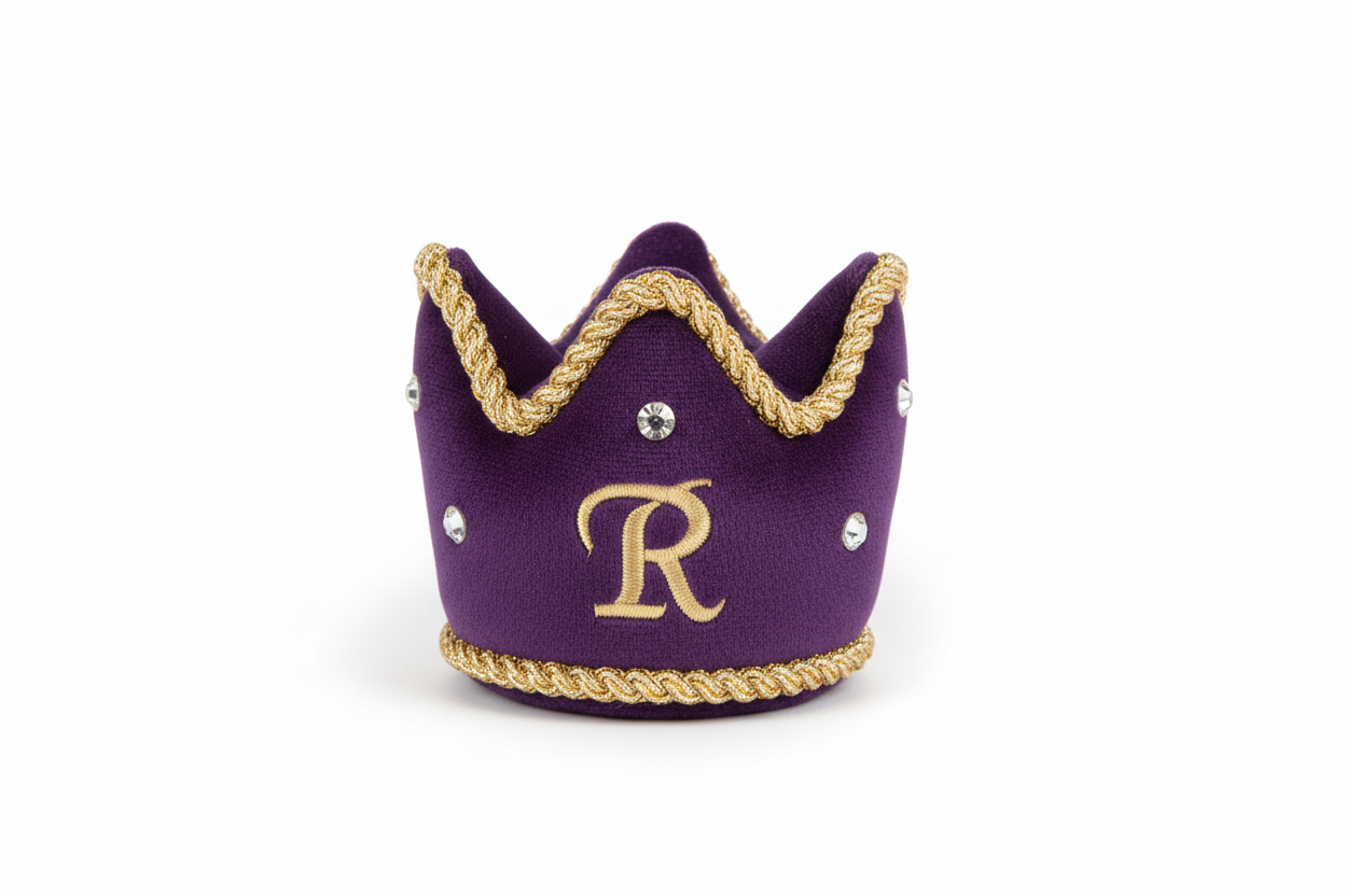 Royal Crown Velvet Squeaky Pet Toy