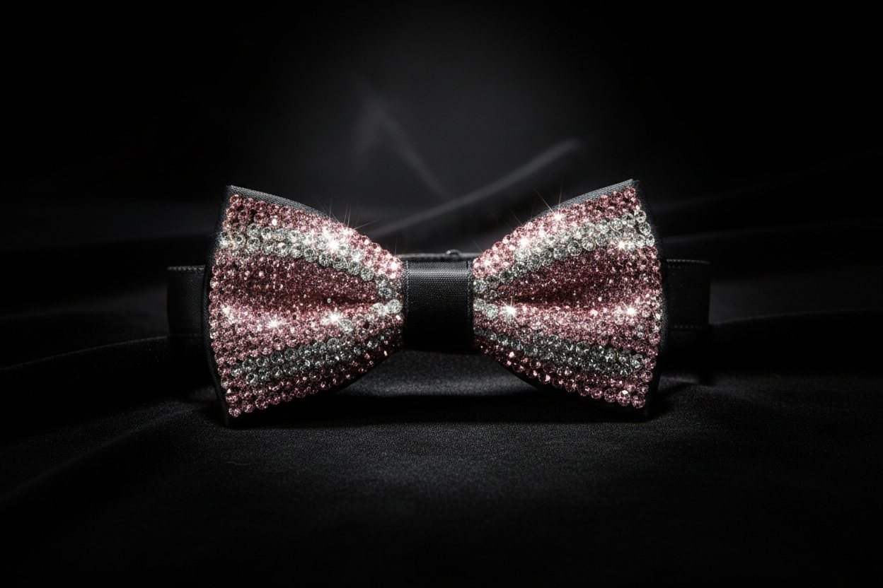 Swarovski Crystal Pet Bow Tie