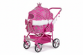 Hot Pink Rhinestone Glam Pet Stroller