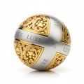 Engraved Gold & Silver Pet Fetch Ball
