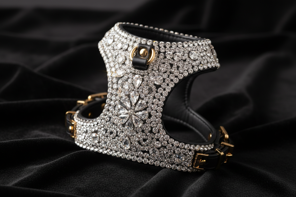 Swarovski Crystal Pet Harness