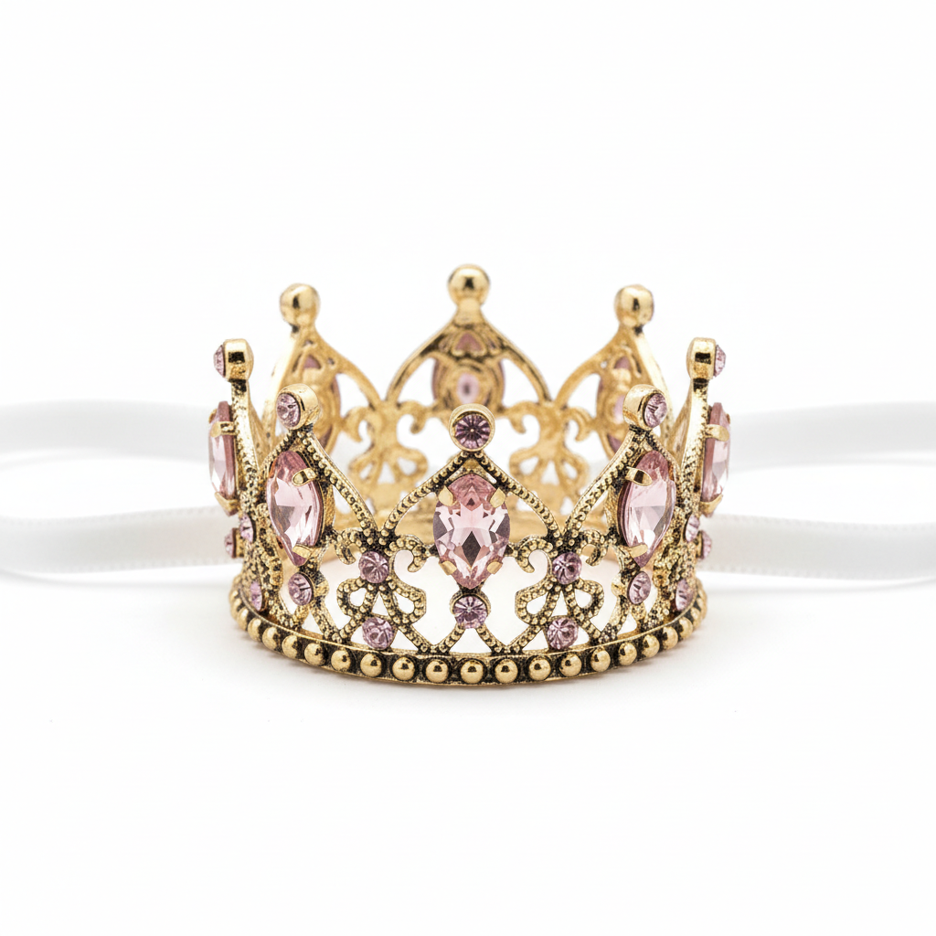 Crystal Birthday Crown for Pets