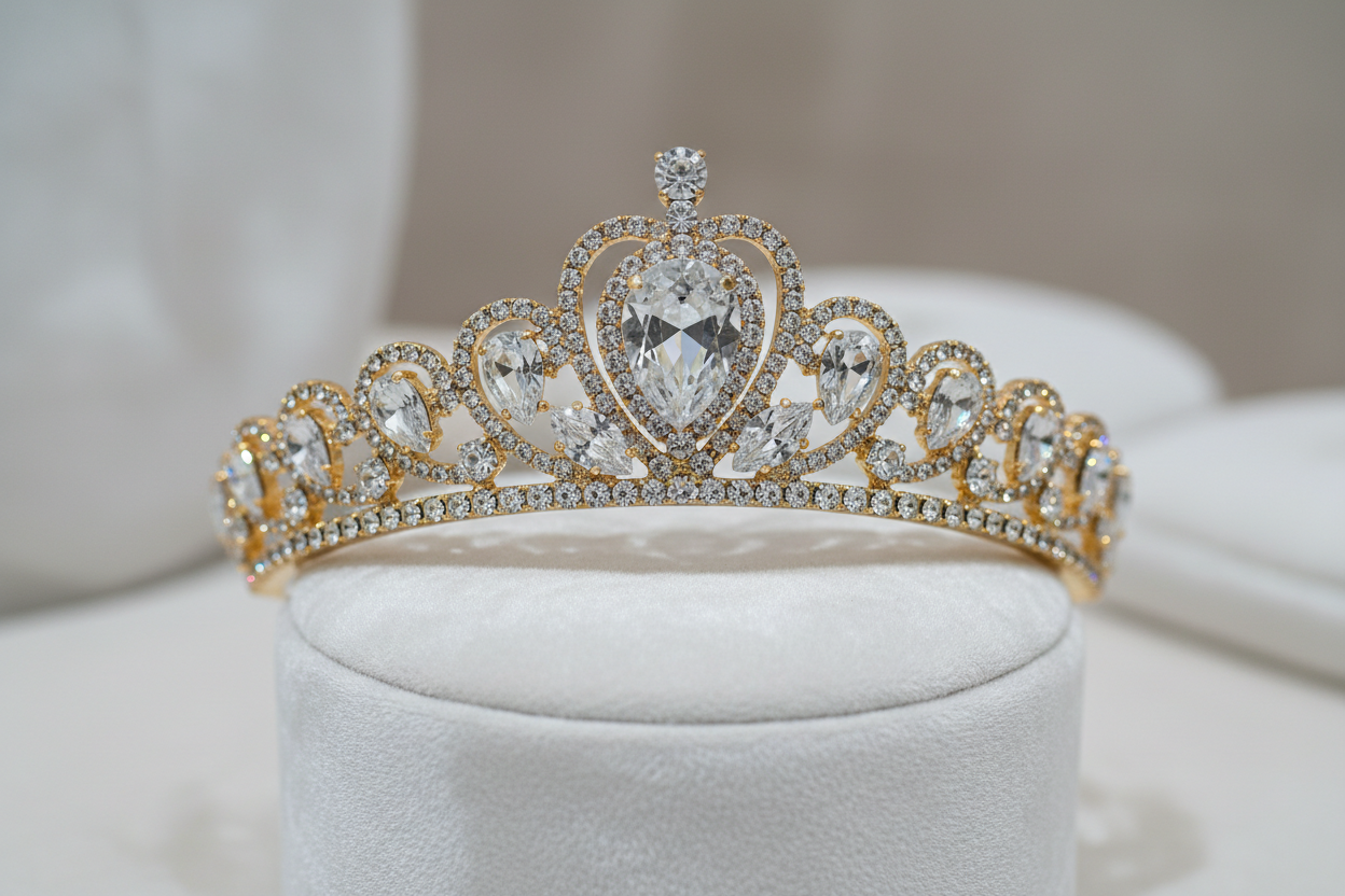 Swarovski Crystal Pet Tiara Headband