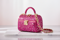 Hot Pink Rhinestone Pet Carrier