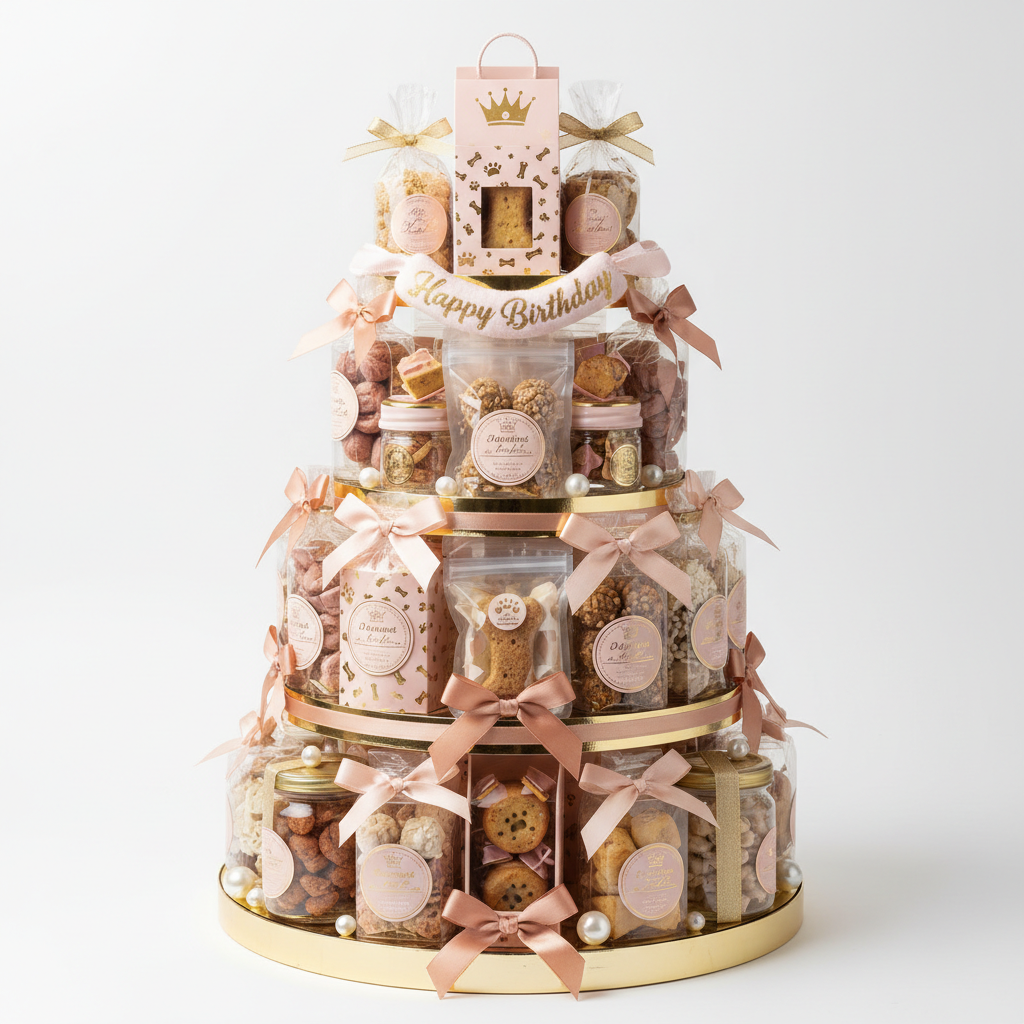 Gourmet Pet Birthday Treat Tower