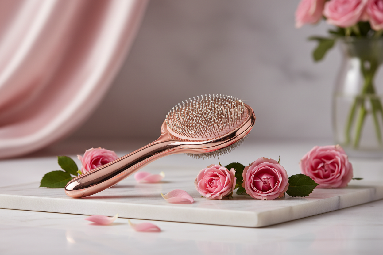 Diamond-Bristle Grooming Brush
