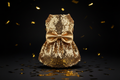 Gold Sequin Party Dog Dress