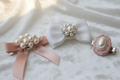 Pearl & Bow Pet Hair Clip Set